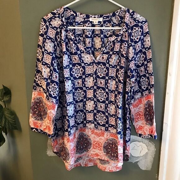 BeachLunchLounge Boho Tunic Mosaic tile Pattern XS - Picture 2 of 8